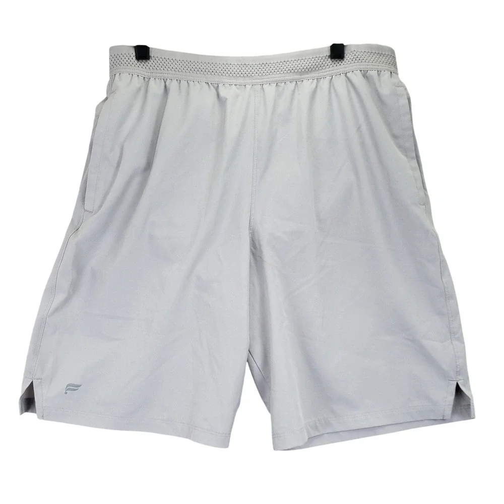 Fabletics Active Shorts Mens M Gray Athletic Training Gymwear Performance